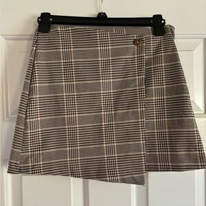 H&M Girls plaid skirt